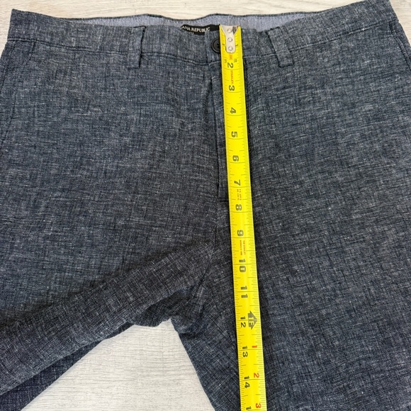 Banana Republic Dark Gray Flat Front Linen Shorts Size 32 Inseam 10 - Picture 10 of 15